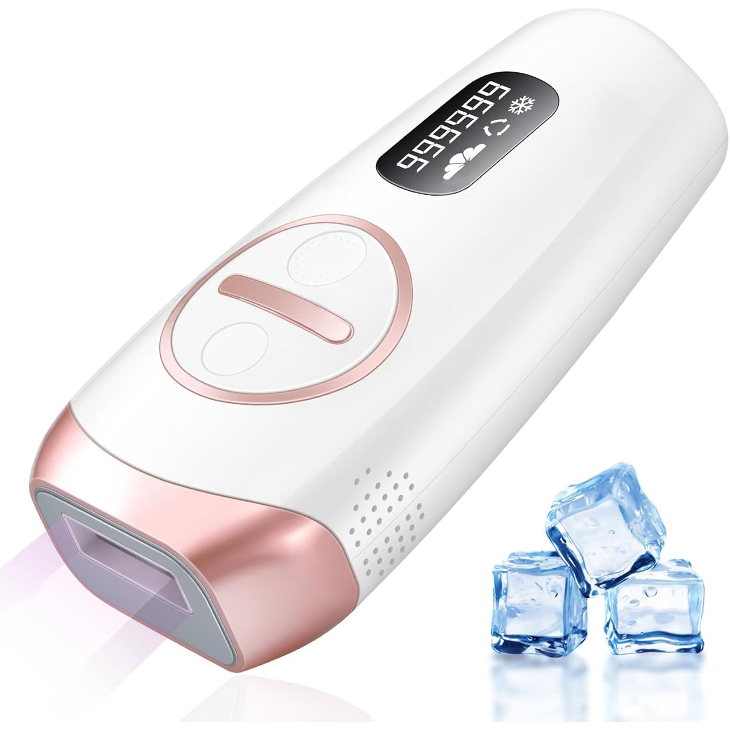 Laser Hair Removal for Women and Men, IPL Hair Removal 999,999 Flashes Permanent Hair Removal Device for Facial Facial Legs Arms Bikini Line Whole Body Use at-Home W2B