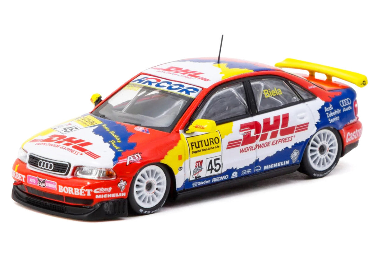 Audi A4 Quattro #45 Frank Biela "Super Tourenwagen Cup" (1998) "Hobby64" Series 1/64 Diecast Model Car by Tarmac Works Tarmac Works