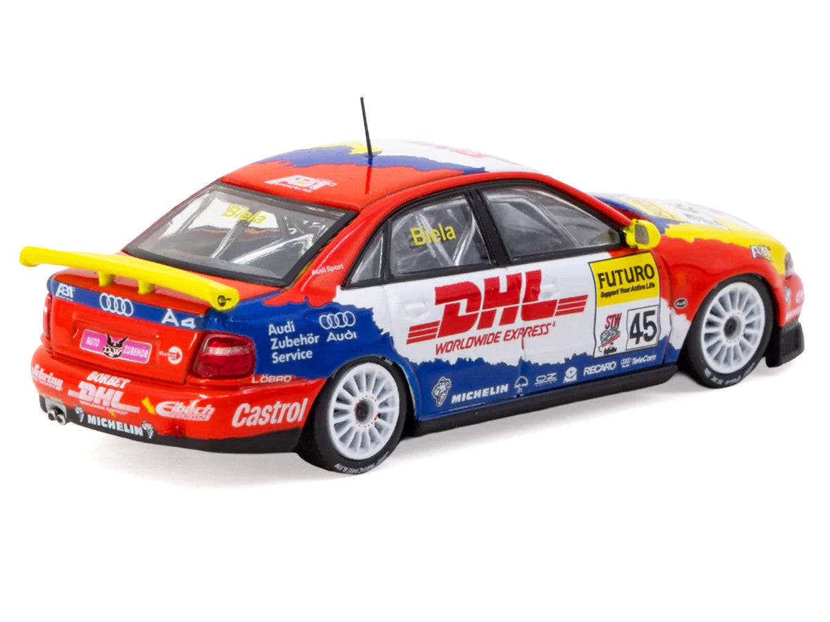 Audi A4 Quattro #45 Frank Biela "Super Tourenwagen Cup" (1998) "Hobby64" Series 1/64 Diecast Model Car by Tarmac Works Tarmac Works