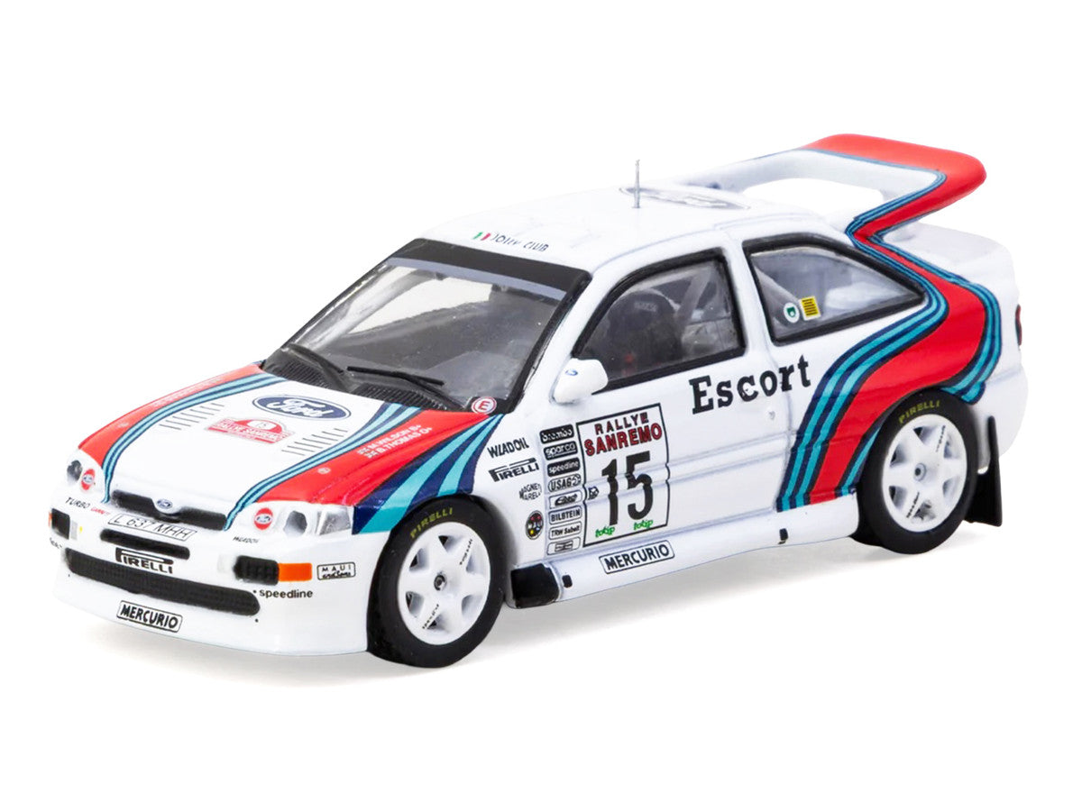 Ford Escort RS Cosworth WRC #15 Malcolm Wilson - Bryan Thomas "Rallye Sanremo" (1994) "Hobby64" Series 1/64 Diecast Model Car by Tarmac Works Tarmac Works