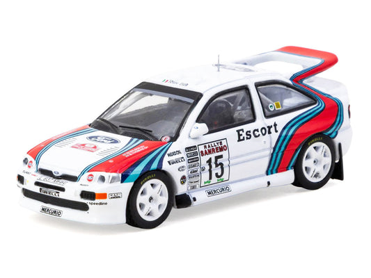 Ford Escort RS Cosworth WRC #15 Malcolm Wilson - Bryan Thomas "Rallye Sanremo" (1994) "Hobby64" Series 1/64 Diecast Model Car by Tarmac Works Tarmac Works
