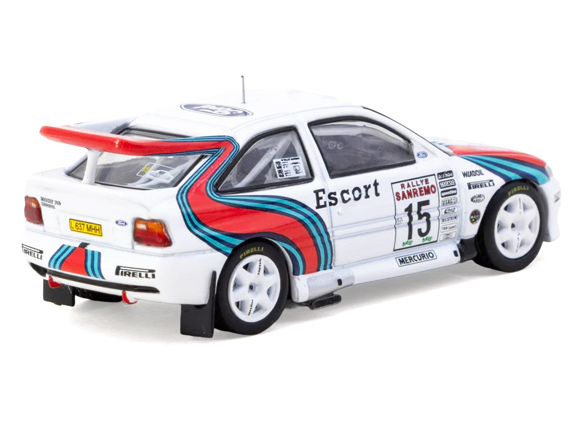 Ford Escort RS Cosworth WRC #15 Malcolm Wilson - Bryan Thomas "Rallye Sanremo" (1994) "Hobby64" Series 1/64 Diecast Model Car by Tarmac Works Tarmac Works