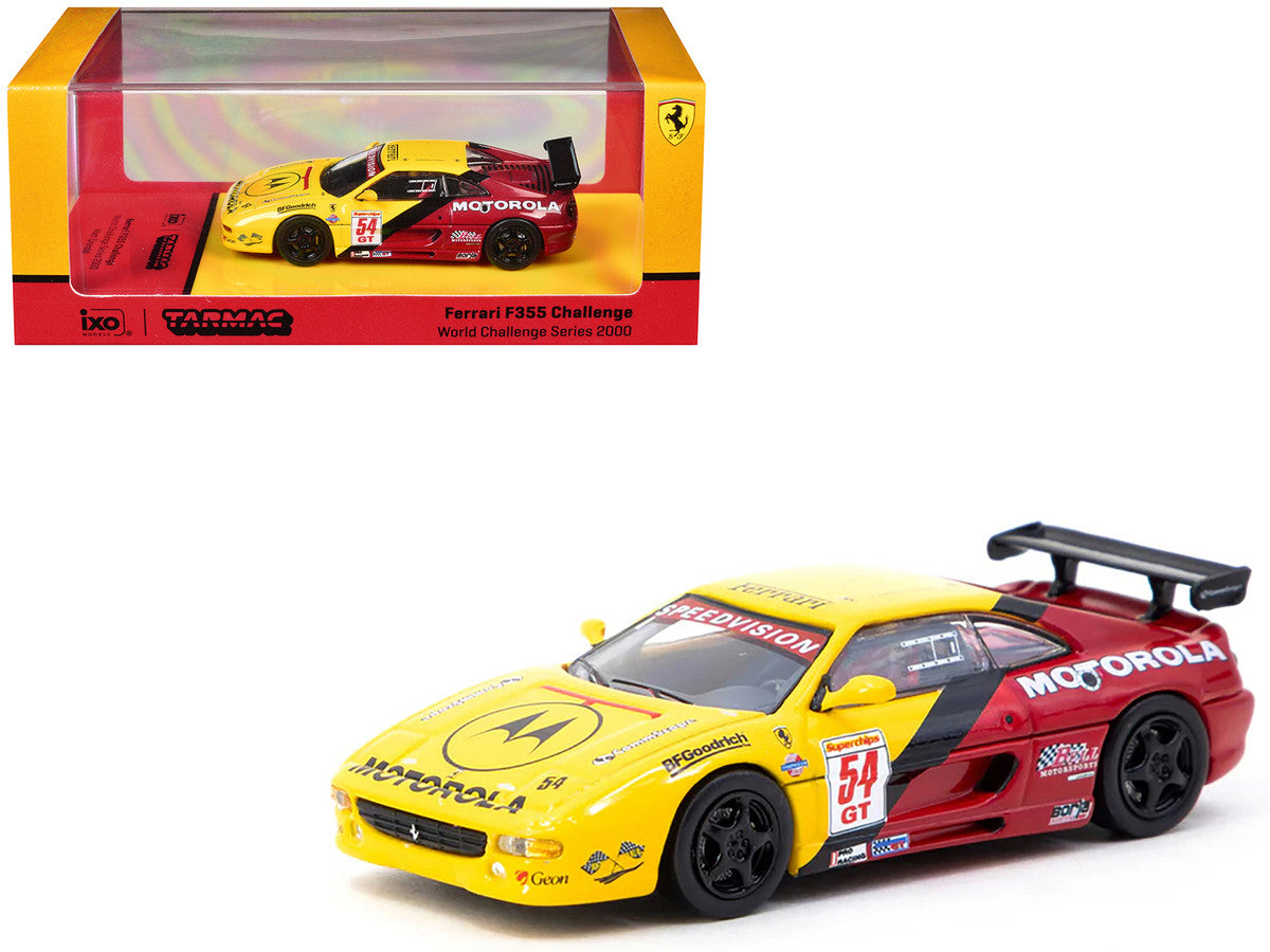 Ferrari F355 Challenge #54 Matt Drendel "World Challenge Series" (2000) "Hobby64" Series 1/64 Diecast Model Car by Tarmac Works Tarmac Works
