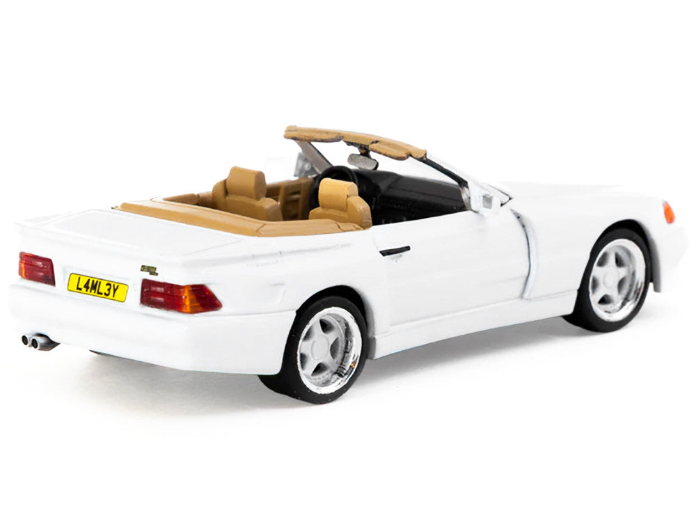 Mercedes-Benz SL 500 Koenig Specials Convertible White "Global64" Series 1/64 Diecast Model by Tarmac Works Tarmac Works