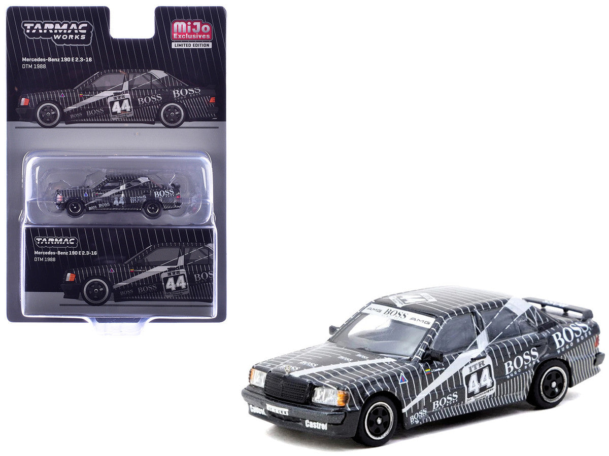 Mercedes-Benz 190 E 2.3-16 #44 Johnny Cecotto "Deutsche Tourenwagen Meisterschaft (DTM)" (1988) "Global64" Series 1/64 Diecast Model Car by Tarmac Works-3