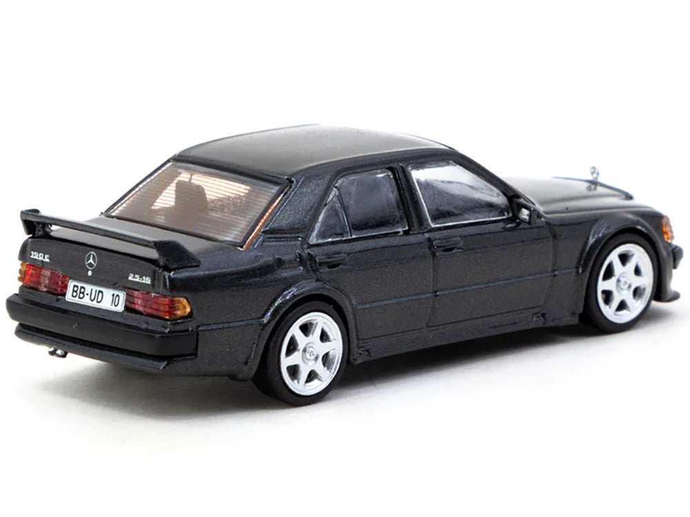 Mercedes-Benz 190 E 2.5-16 EVO 1 Blue-Black Metallic "Global64" Series 1/64 Diecast Model by Tarmac Works Tarmac Works