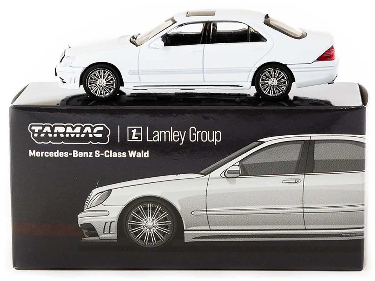 Mercedes-Benz S-Class Wald "Lamley Special Edition" Alabaster White "Global64" Series 1/64 Diecast Model by Tarmac Works Tarmac Works