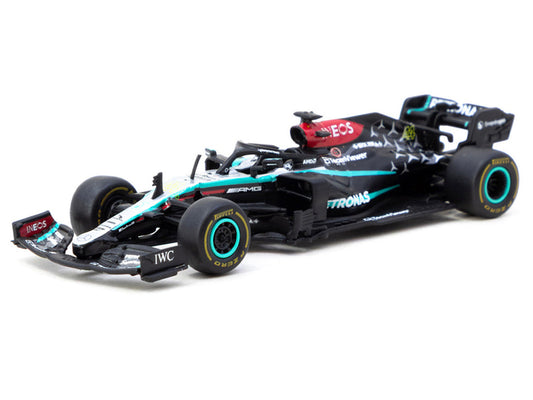 Mercedes-AMG F1 W12 E Performance #44 Lewis Hamilton Formula One F1 "New York Demo Run" (2024) "Global64" Series 1/64 Diecast Model by Tarmac Works Tarmac Works