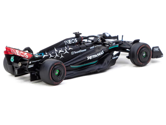 Mercedes-AMG F1 W14 E Performance #63 George Russell 3rd Place Formula One F1 "Spanish GP" (2023) "Global64" Series 1/64 Diecast Model Car by Tarmac Works-0