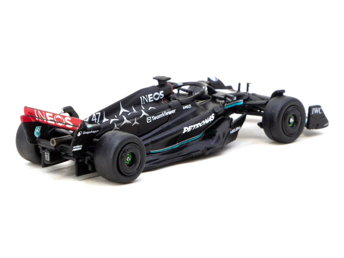 Mercedes-AMG F1 W14 E Performance #47 Mick Schumacher Formula One F1 "Spanish GP Tyre Testing" (2023) with Pit Board "Global64" Series 1/64 Diecast Model by Tarmac Works-1