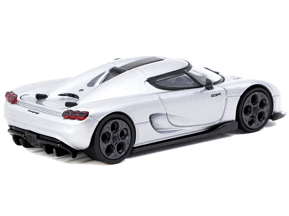 Koenigsegg CC850 Silver Metallic "Global64" Series 1/64 Diecast Model by Tarmac Works Tarmac Works
