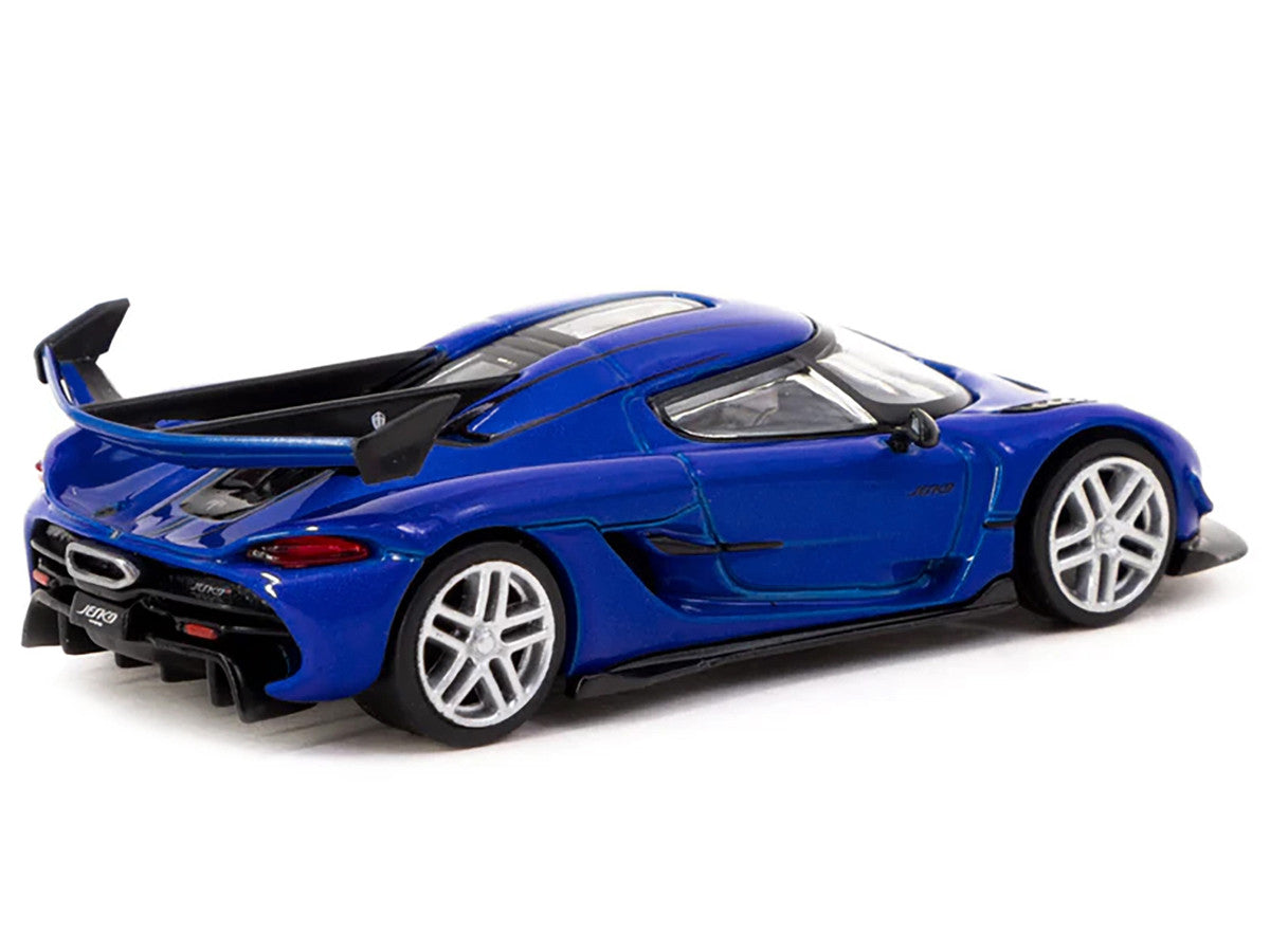 Koenigsegg Jesko Attack Blue Metallic "Global64" Series 1/64 Diecast Model by Tarmac Works Tarmac Works