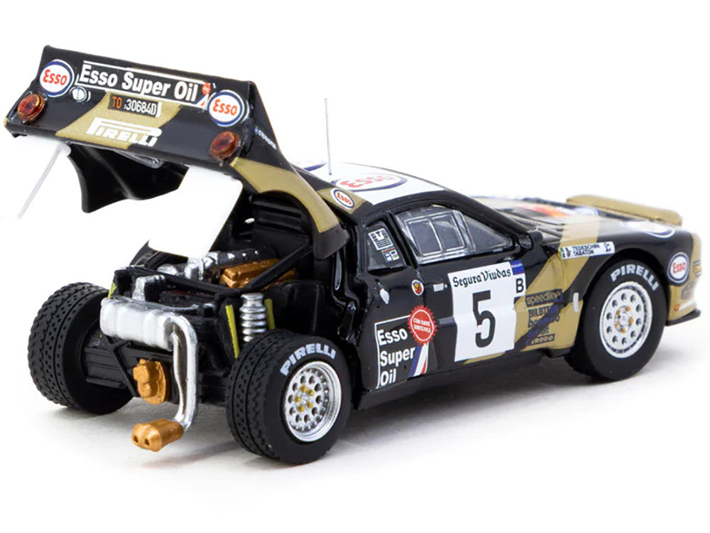 Lancia 037 Rally #5 Fabrizio Tabaton - Luciano Tedeschini Winner "Rally Catalunya" (1985) "Hobby64+" Series 1/64 Diecast Model Car by Tarmac Works Tarmac Works