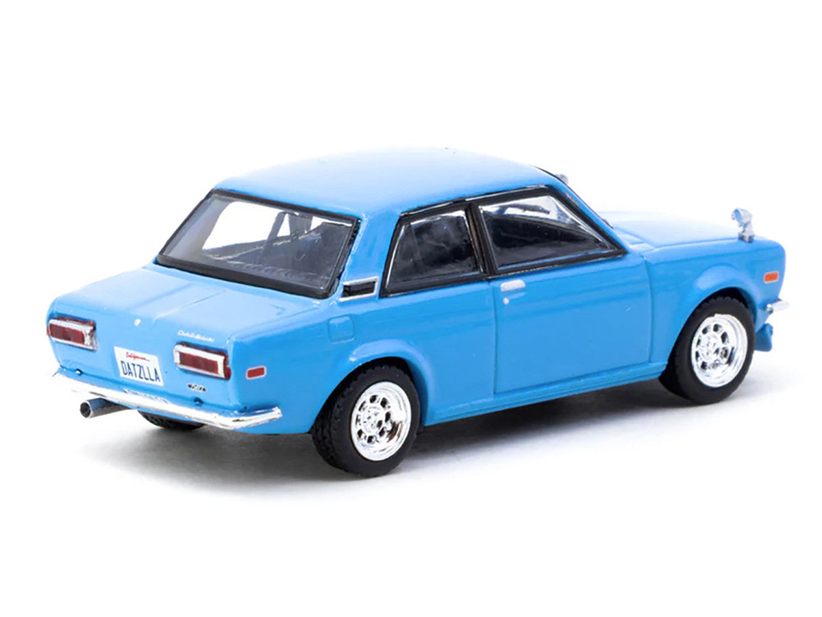 Datsun 510 Light Blue "Road64" Series 1/64 Diecast Model Car by Tarmac Works Tarmac Works