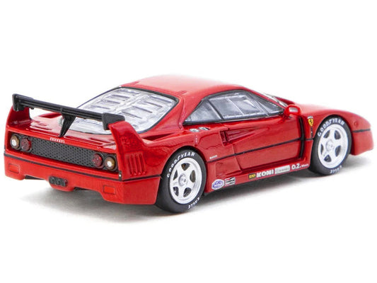 Ferrari F40 Red "Road64" Series 1/64 Diecast Model Car by Tarmac Works Tarmac Works