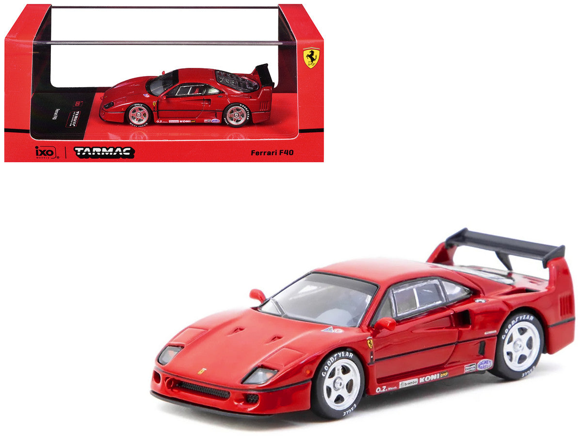 Ferrari F40 Red "Road64" Series 1/64 Diecast Model Car by Tarmac Works Tarmac Works