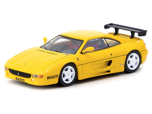 Ferrari F355 Challenge Yellow "Road64" Series 1/64 Diecast Model Car by Tarmac Works-1
