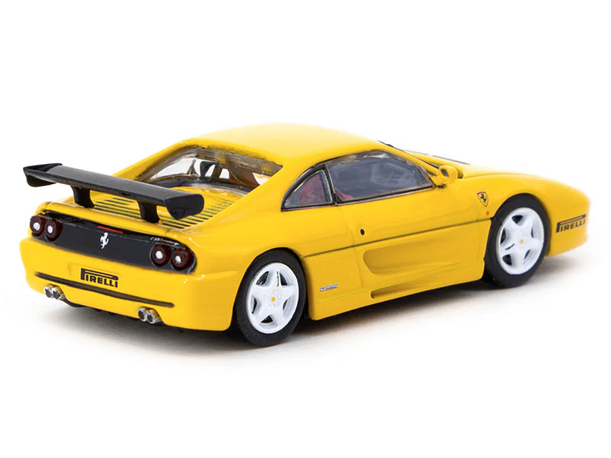 Ferrari F355 Challenge Yellow "Road64" Series 1/64 Diecast Model Car by Tarmac Works-2