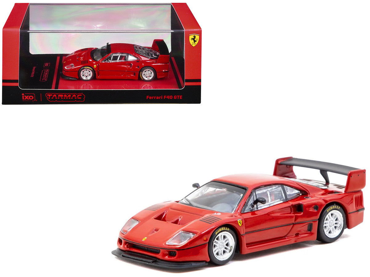 Ferrari F40 GTE Red "Road64" Series 1/64 Diecast Model Car by Tarmac Works Tarmac Works