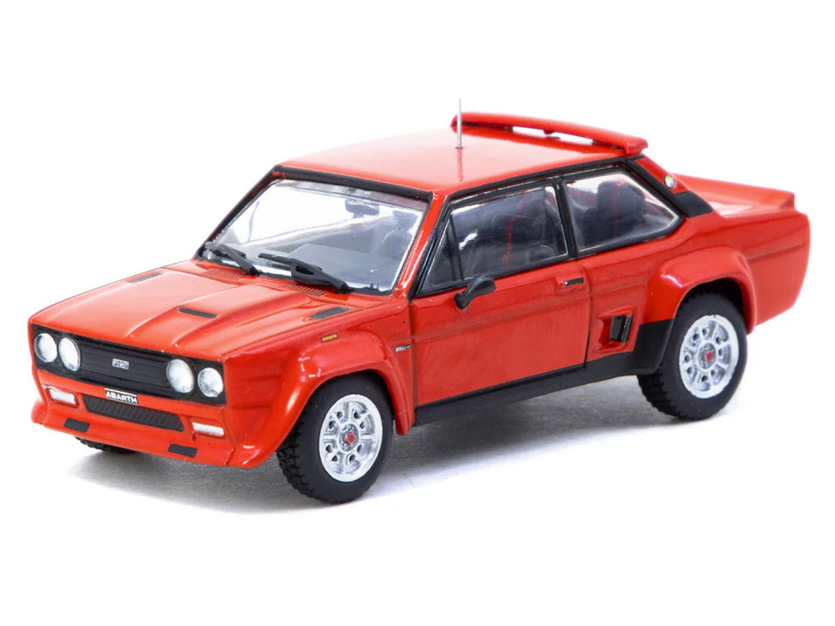 Fiat 131 Abarth Rally Stradale Red "Road64" Series 1/64 Diecast Model Car by Tarmac Works-1