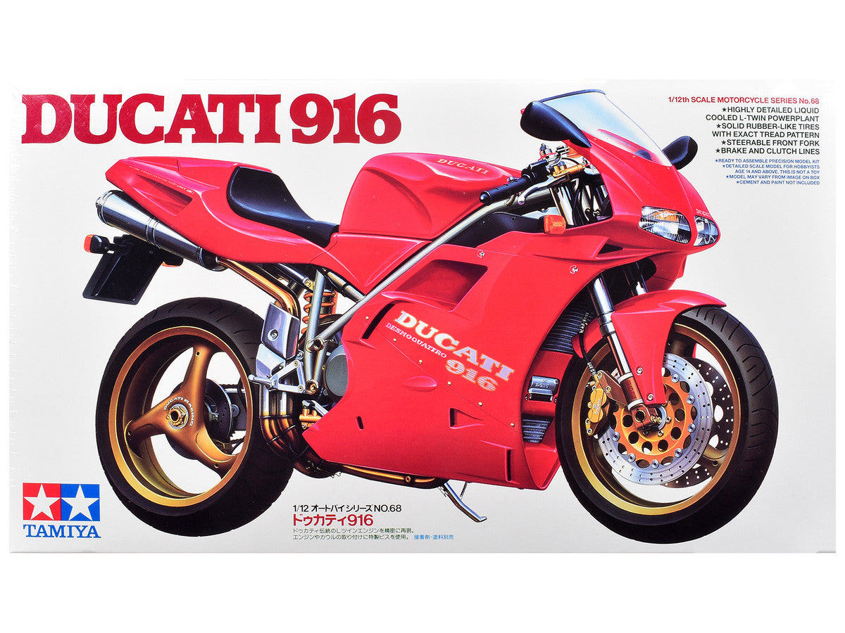 Model Kit Ducati 916 Motorcycle 1/12 Scale Model by Tamiya Tamiya