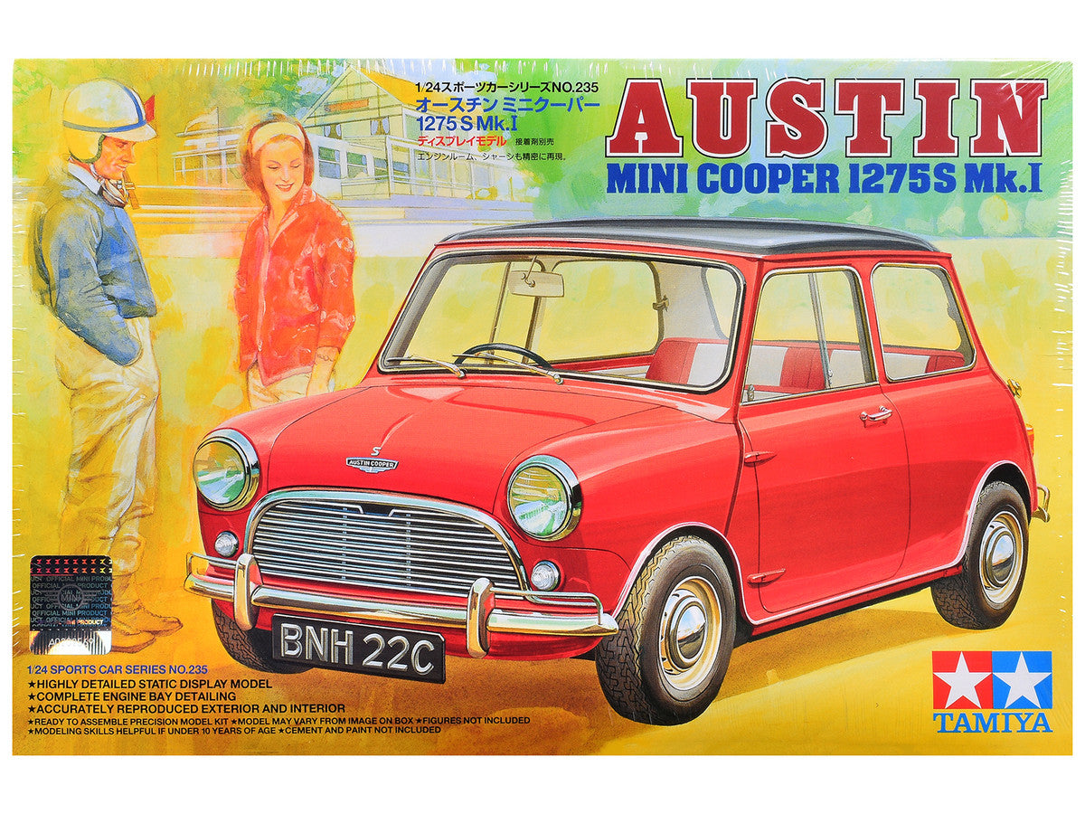 Model Kit Austin Mini Cooper 1275S MK.1 1/24 Scale Model by Tamiya Tamiya