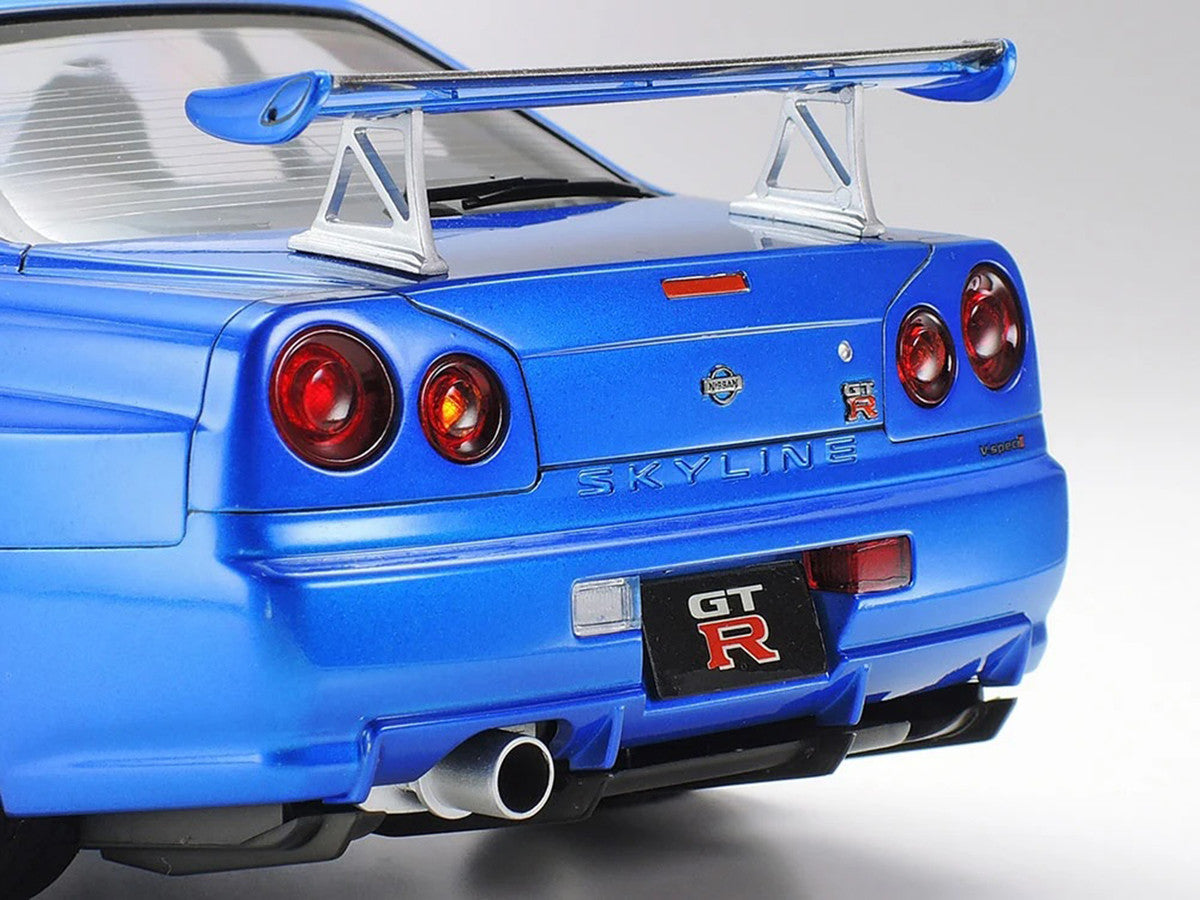 Model Kit Nissan Skyline GT-R (R34) V-Spec II 1/24 Scale Model by Tamiya Tamiya