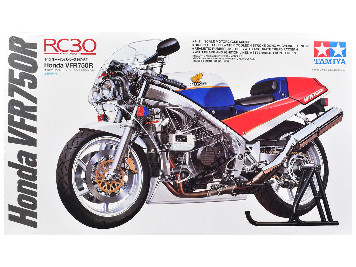 Model Kit Honda VFR750R Motorcycle 1/12 Scale Model by Tamiya Tamiya