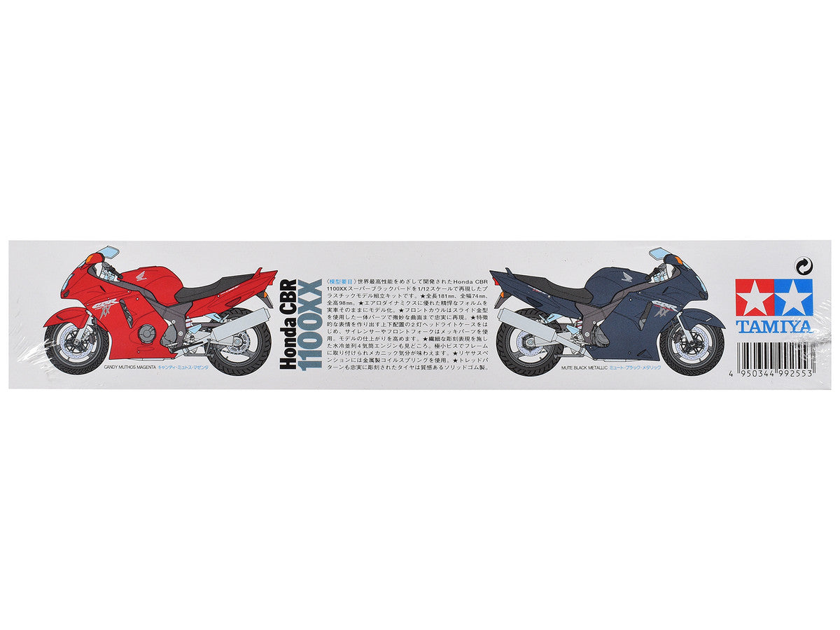 Model Kit Honda CBR 1100XX Motorcycle 1/12 Scale Model by Tamiya Tamiya