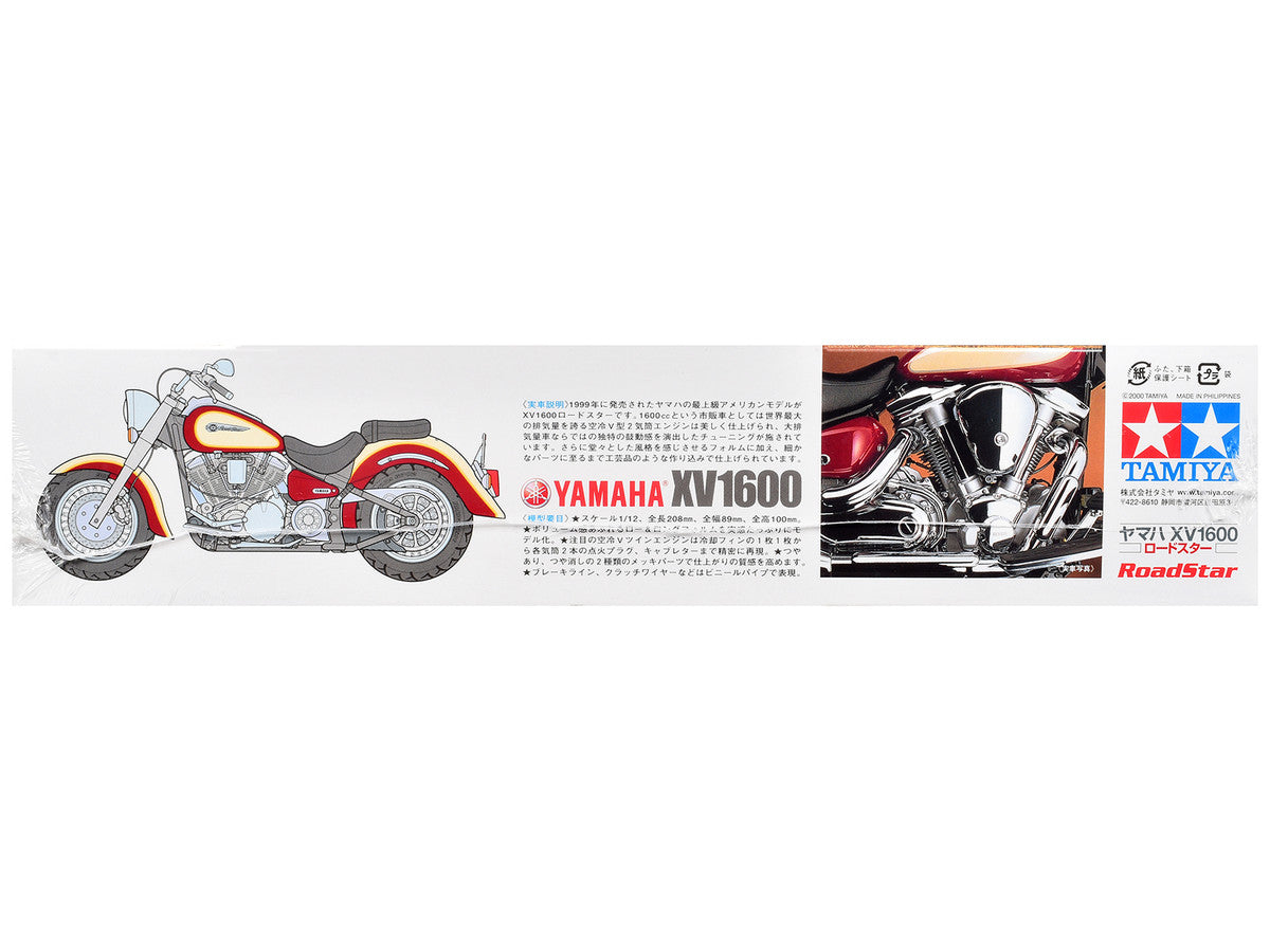 Model Kit Yamaha XV1600 RoadStar Motorcycle 1/12 Scale Model by Tamiya Tamiya