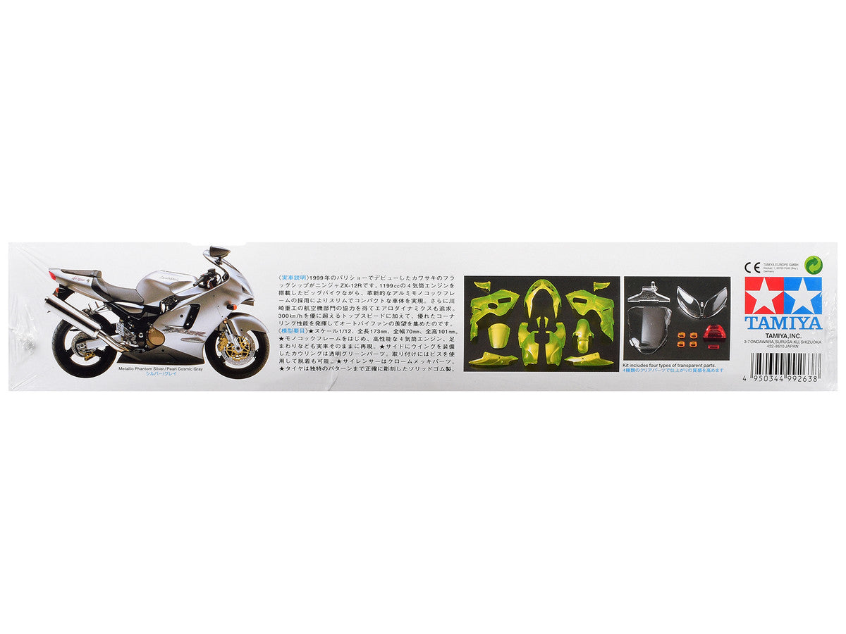 Model Kit Kawasaki Ninja ZX-12R Motorcycle 1/12 Scale Model by Tamiya Tamiya