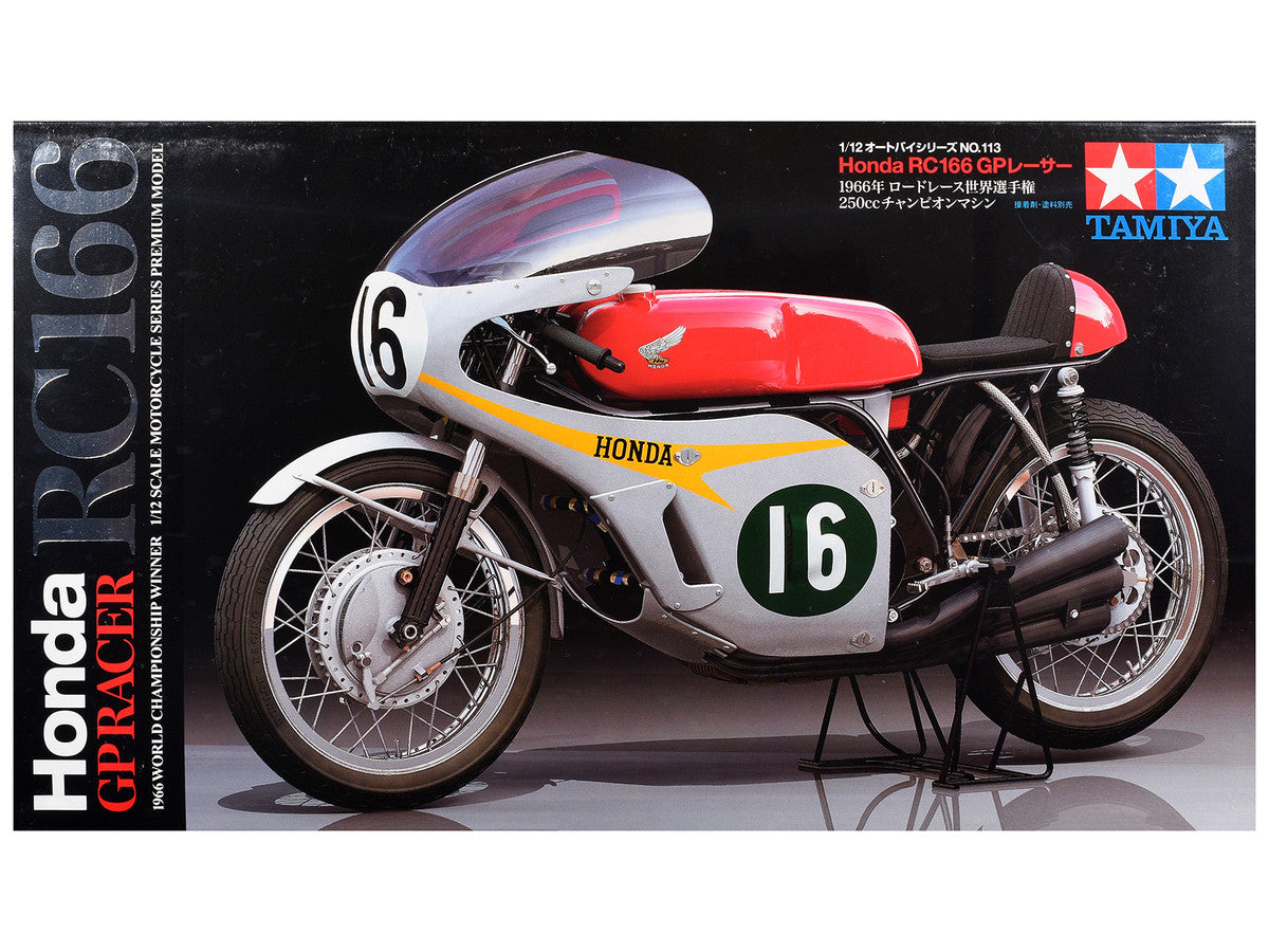 Model Kit Honda RC166 GP Racer Motorcycle 1/12 Scale Model by Tamiya Tamiya