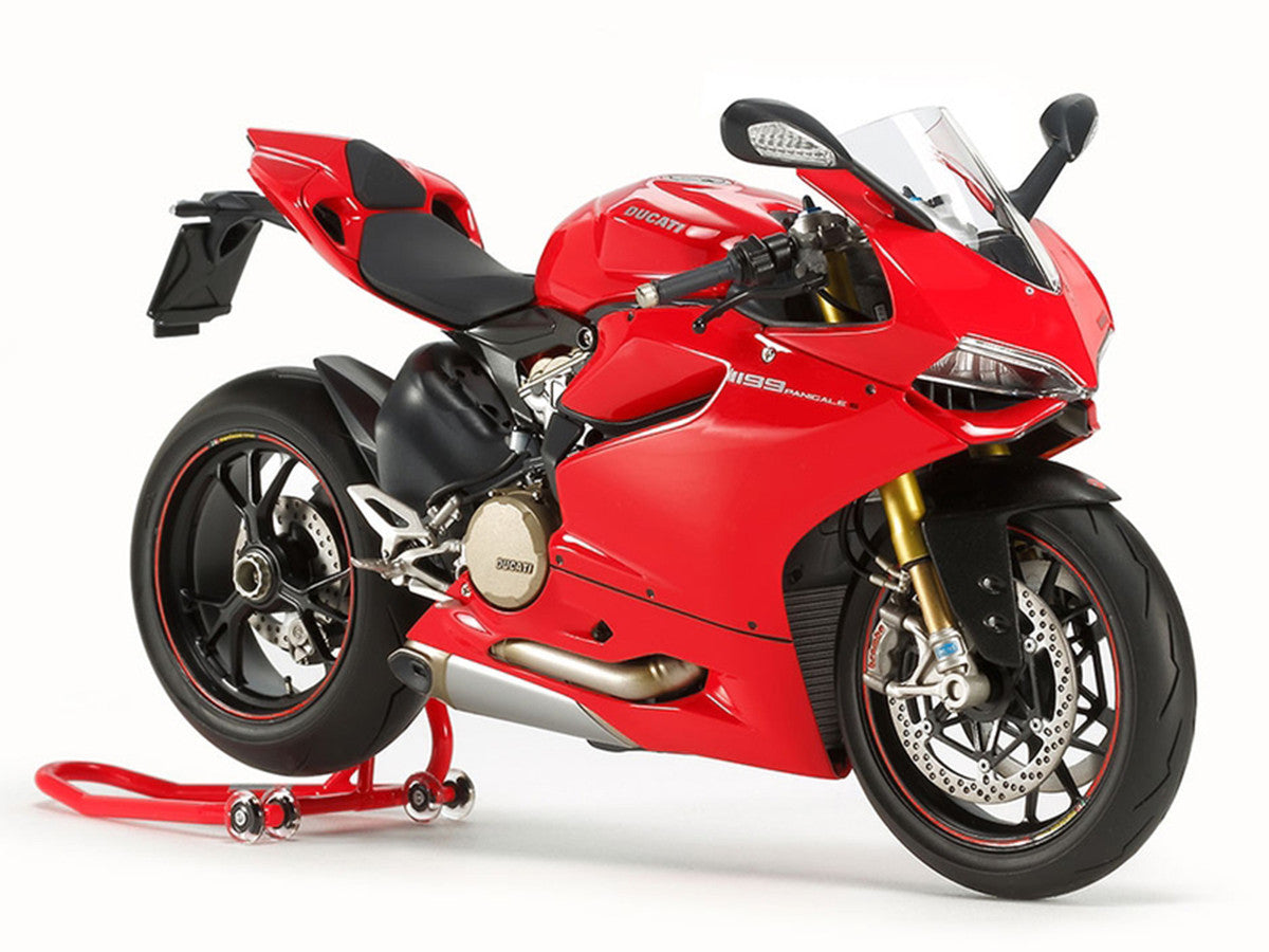 Model Kit Ducati 1199 Panigale S Motorcycle 1/12 Scale Model by Tamiya-1
