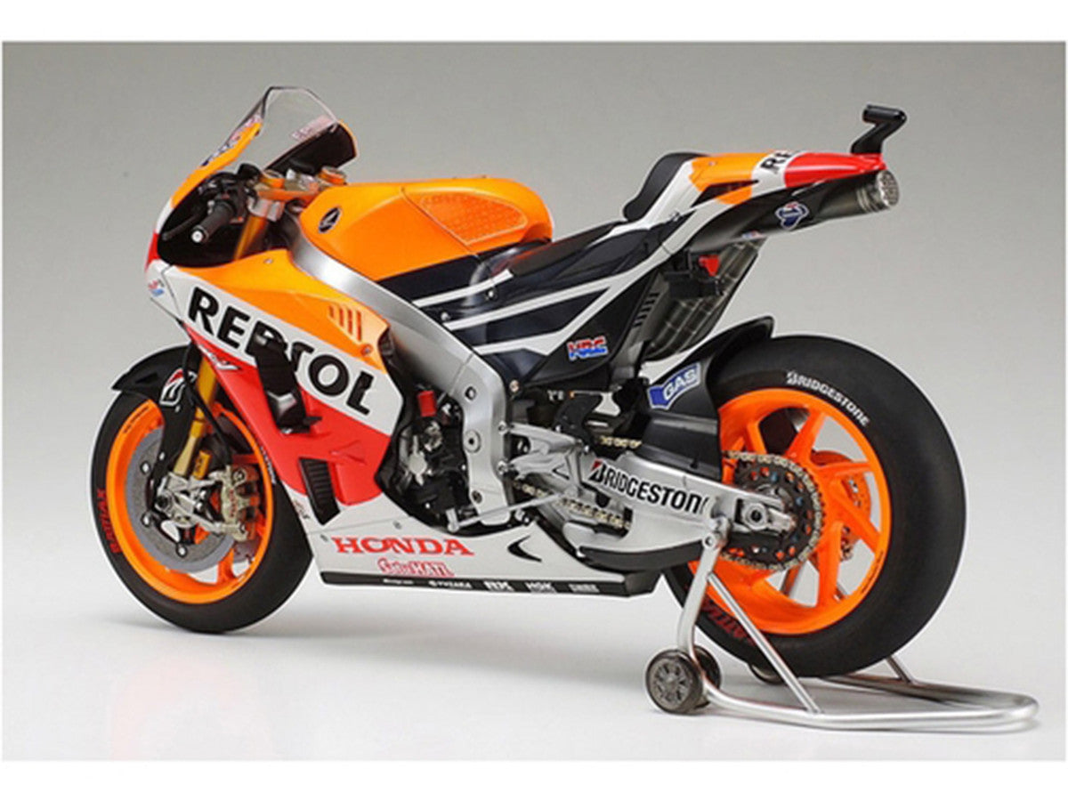 Model Kit Honda RC213V Motorcycle #93 Marc Marquez "Repsol Honda" Winner "Moto GP Championship" (2014) 1/12 Scale Model by Tamiya Tamiya