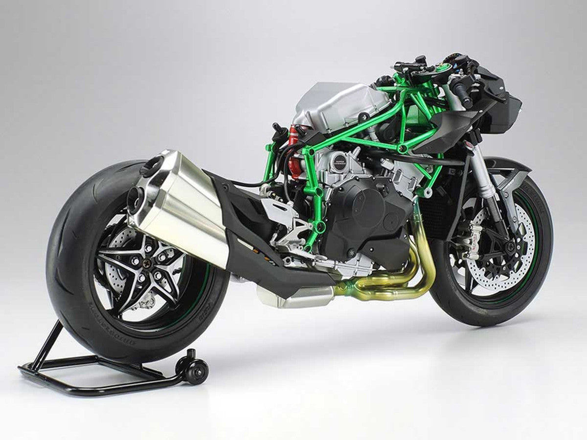 Model Kit Kawasaki Ninja H2 Carbon Motorcycle 1/12 Scale Model by Tamiya Tamiya