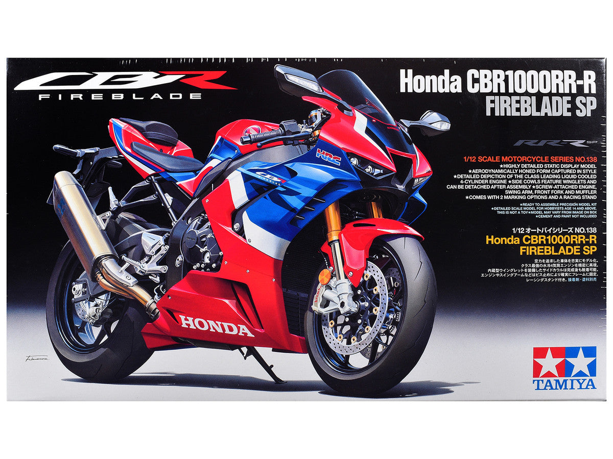 Model Kit Honda CBR1000RR-R Fireblade SP Motorcycle 1/12 Scale Model by Tamiya Tamiya