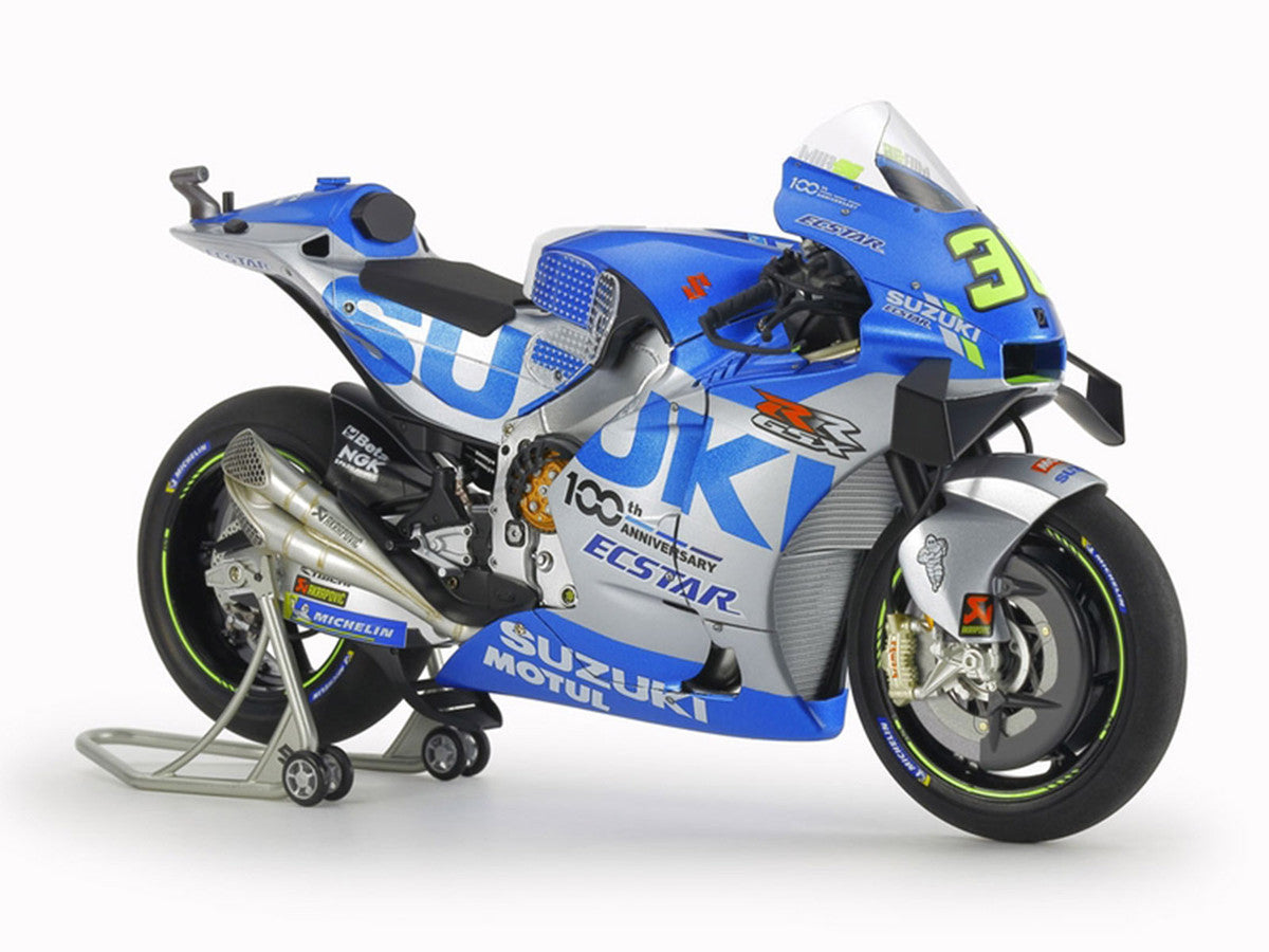 Model Kit Suzuki GSX-RR "Team Suzuki Ecstar" (2020) Motorcycle 1/12 Scale Model by Tamiya Tamiya
