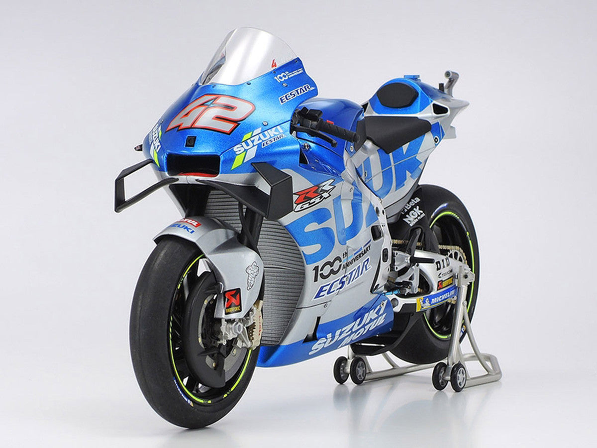 Model Kit Suzuki GSX-RR "Team Suzuki Ecstar" (2020) Motorcycle 1/12 Scale Model by Tamiya Tamiya
