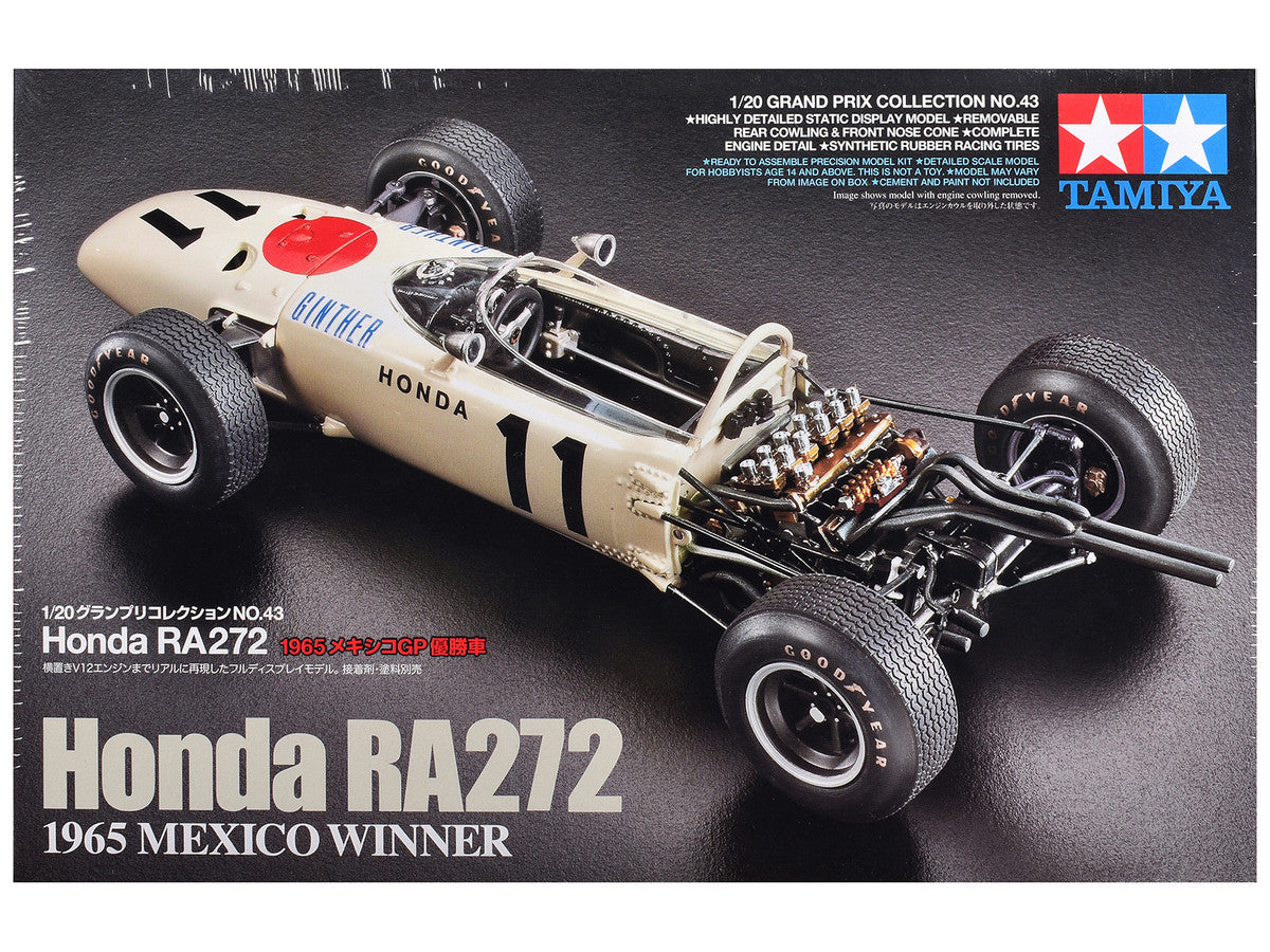 Model Kit Honda RA272 Winner Formula One F1 "Mexico GP" (1965) 1/20 Scale Model by Tamiya Tamiya