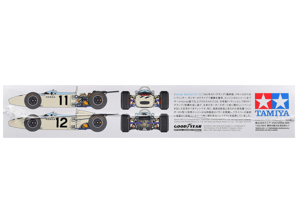 Model Kit Honda RA272 Winner Formula One F1 "Mexico GP" (1965) 1/20 Scale Model by Tamiya Tamiya