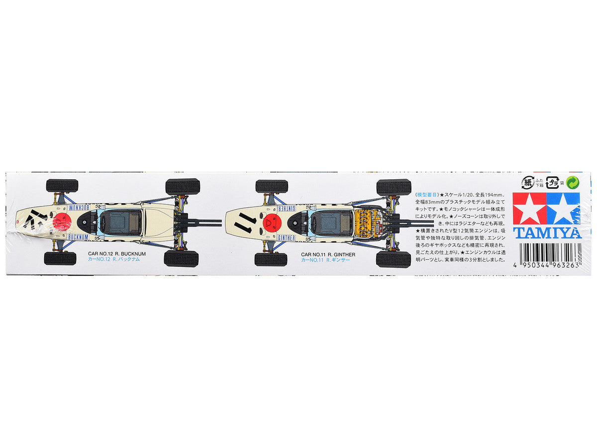 Model Kit Honda RA272 Winner Formula One F1 "Mexico GP" (1965) 1/20 Scale Model by Tamiya Tamiya