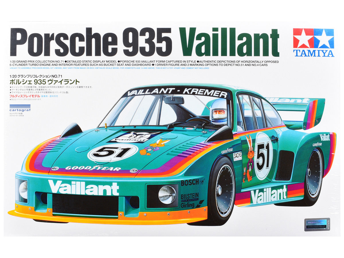 Model Kit Porsche 935 "Vaillant-Kremer" 1/24 Scale Model by Tamiya Tamiya
