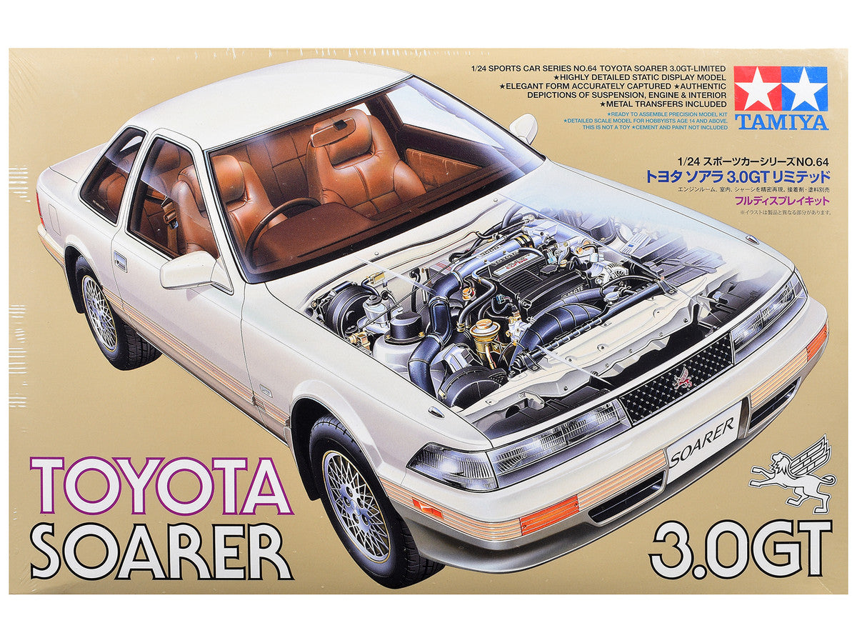 Model Kit Toyota Soarer 3.0 GT RHD (Right Hand Drive) 1/24 Scale Model by Tamiya Tamiya
