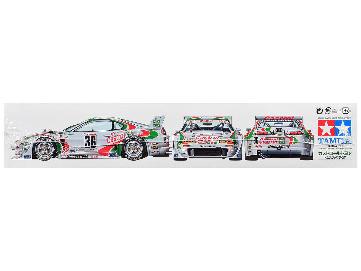 Model Kit Castrol Toyota Tom's Supra GT 1/24 Scale Model by Tamiya Tamiya