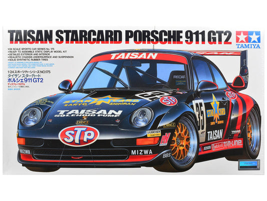 Model Kit Porsche 911 GT2 "Taisan Starcard" 1/24 Scale Model by Tamiya Tamiya