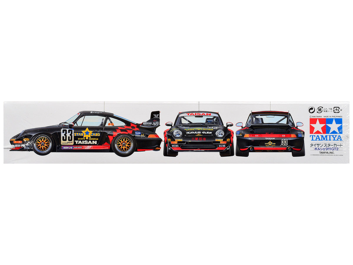 Model Kit Porsche 911 GT2 "Taisan Starcard" 1/24 Scale Model by Tamiya Tamiya