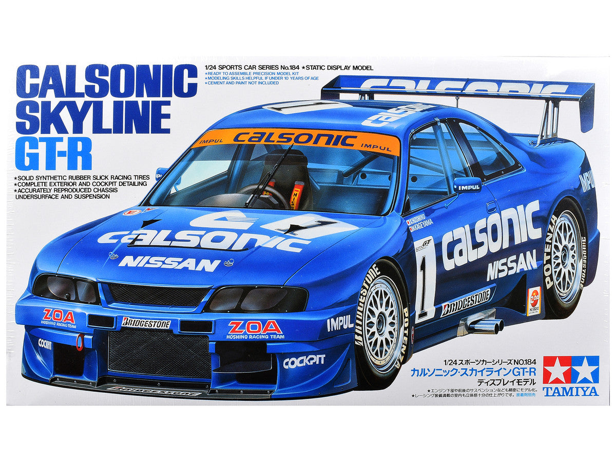 Model Kit Nissan Skyline GT-R "Calsonic" 1/24 Scale Model by Tamiya Tamiya