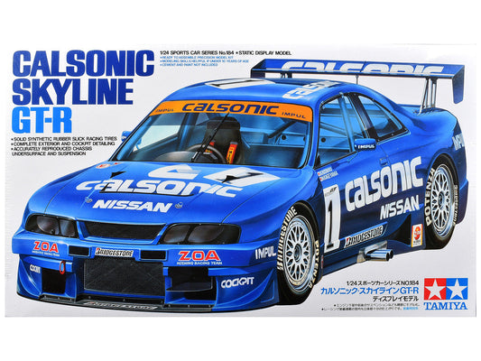 Model Kit Nissan Skyline GT-R "Calsonic" 1/24 Scale Model by Tamiya Tamiya