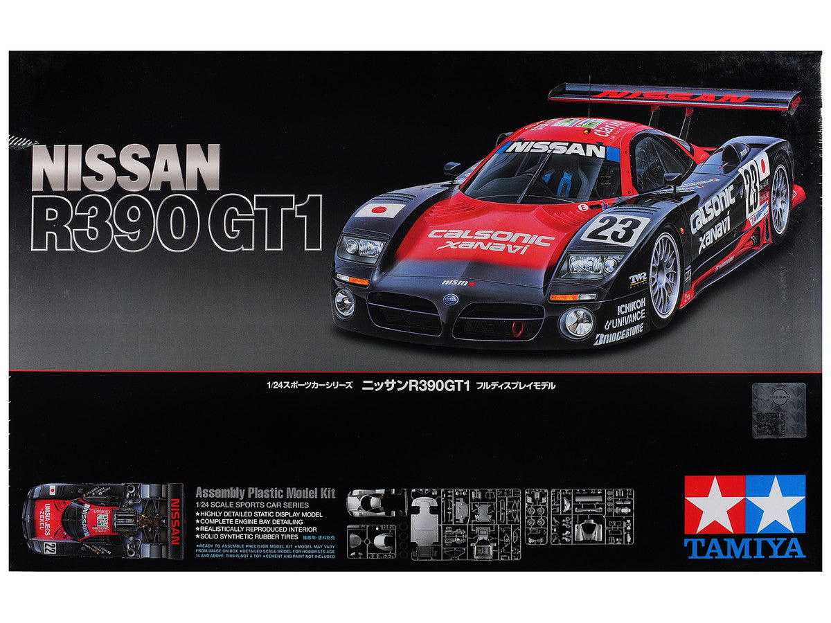 Model Kit Nissan R390 GT1 "24 Hours of Le Mans" (1997) 1/24 Scale Model by Tamiya Tamiya