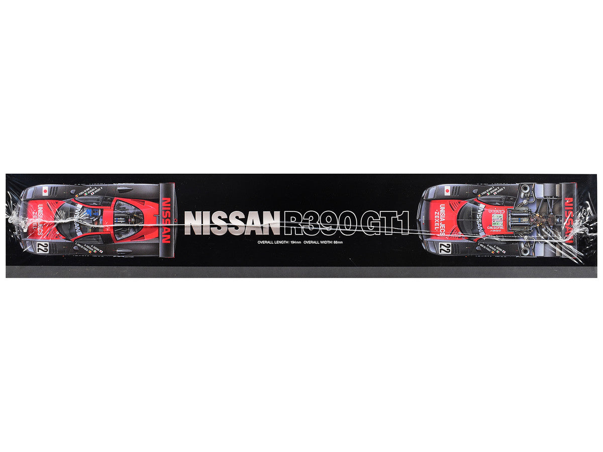 Model Kit Nissan R390 GT1 "24 Hours of Le Mans" (1997) 1/24 Scale Model by Tamiya Tamiya